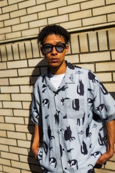 画像17: HAIGHT / KB CATS OPEN COLLAR SHIRT (17)