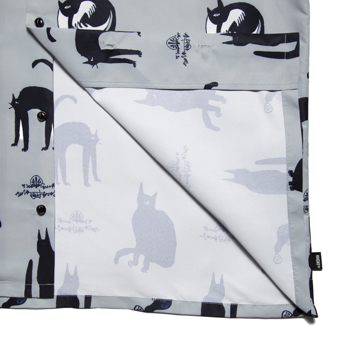 画像14: HAIGHT / KB CATS OPEN COLLAR SHIRT (14)