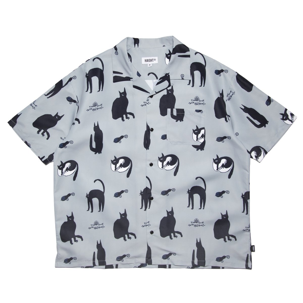 画像2: HAIGHT / KB CATS OPEN COLLAR SHIRT (2)