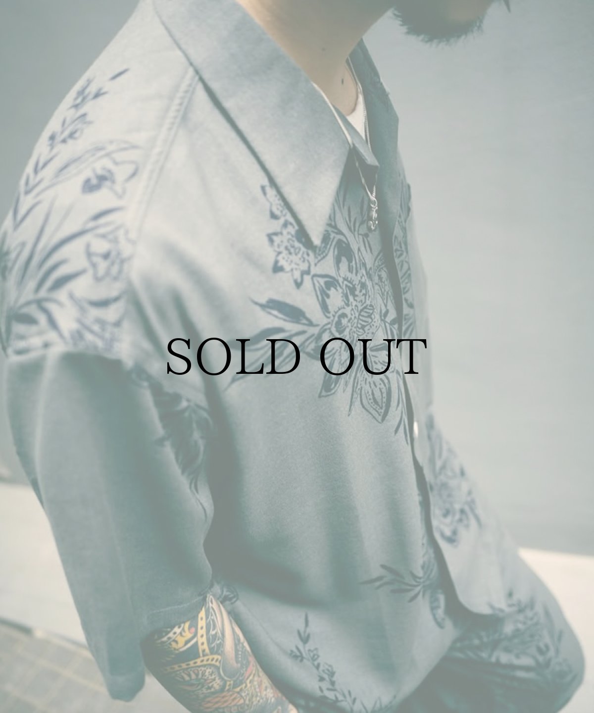 画像10: CALEE(キャリー) / FLOWER PATTERN SH (10)