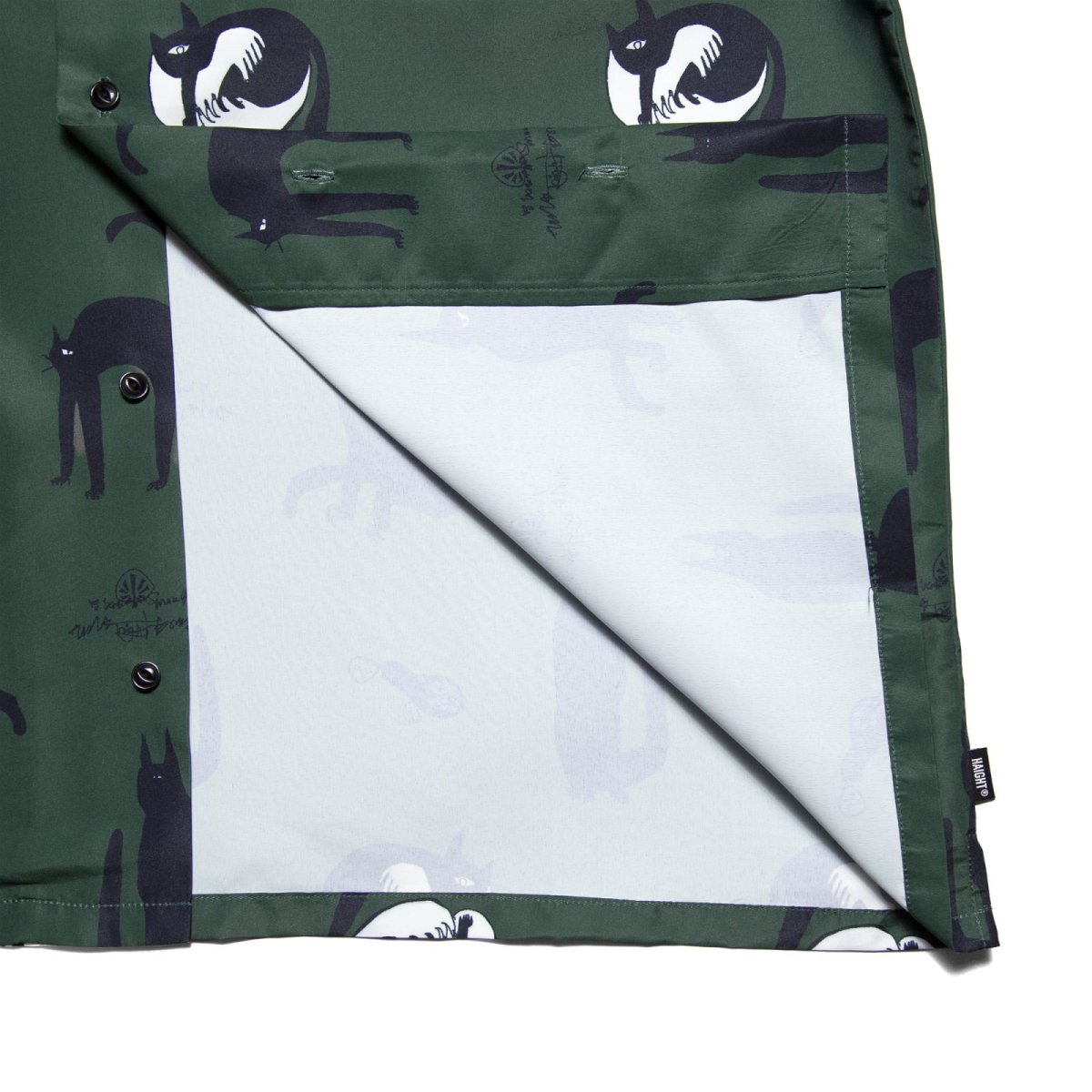 画像15: HAIGHT / KB CATS OPEN COLLAR SHIRT (15)