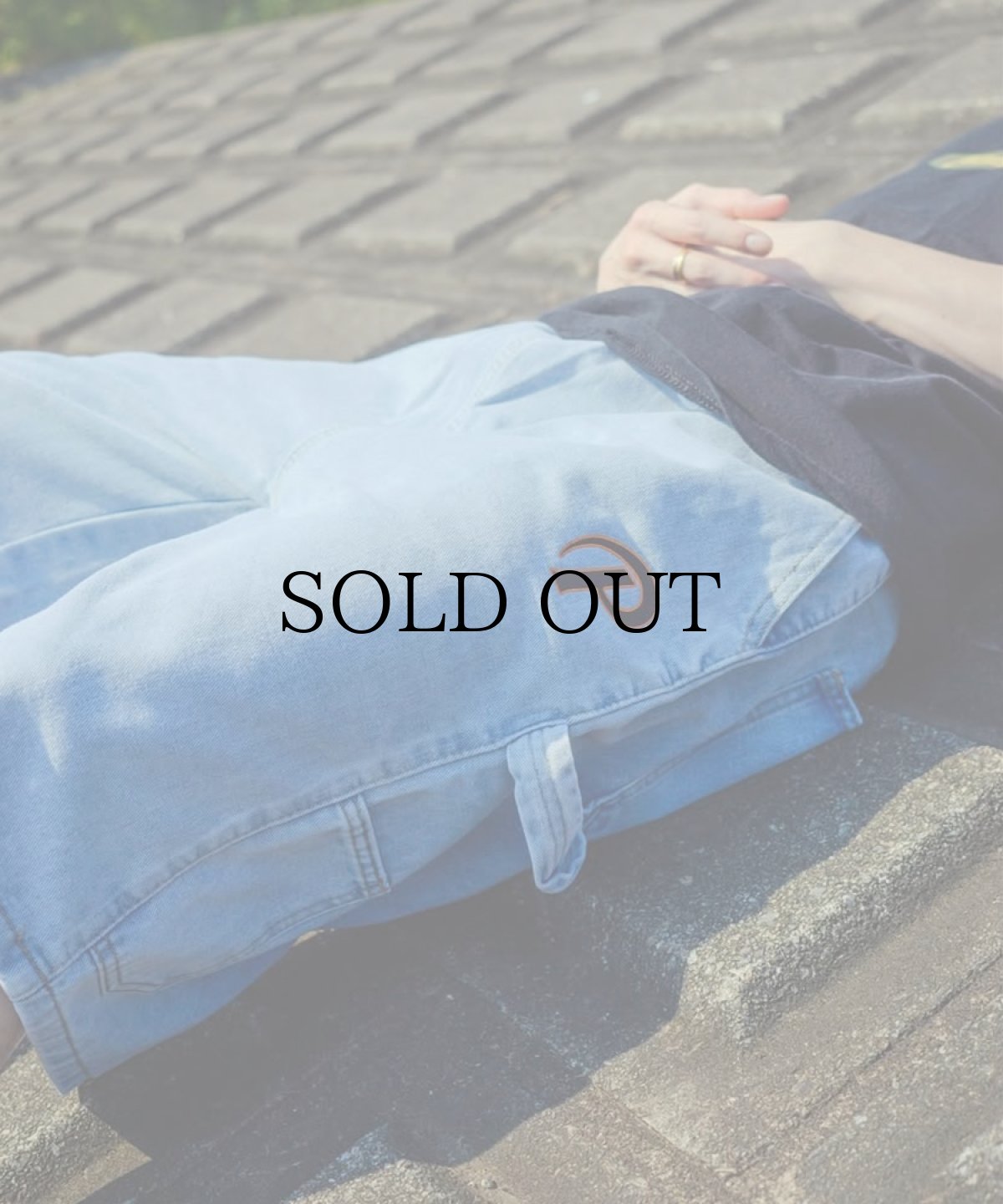 画像13: PWNED(パウンド) / "P" LOGO DENIM PAINTER EASY HALF PANTS (13)