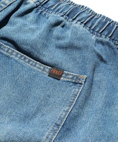 画像9: PWNED(パウンド) / "P" LOGO DENIM PAINTER EASY HALF PANTS (9)