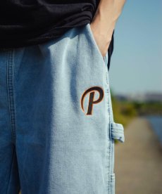 画像12: PWNED(パウンド) / "P" LOGO DENIM PAINTER EASY HALF PANTS (12)