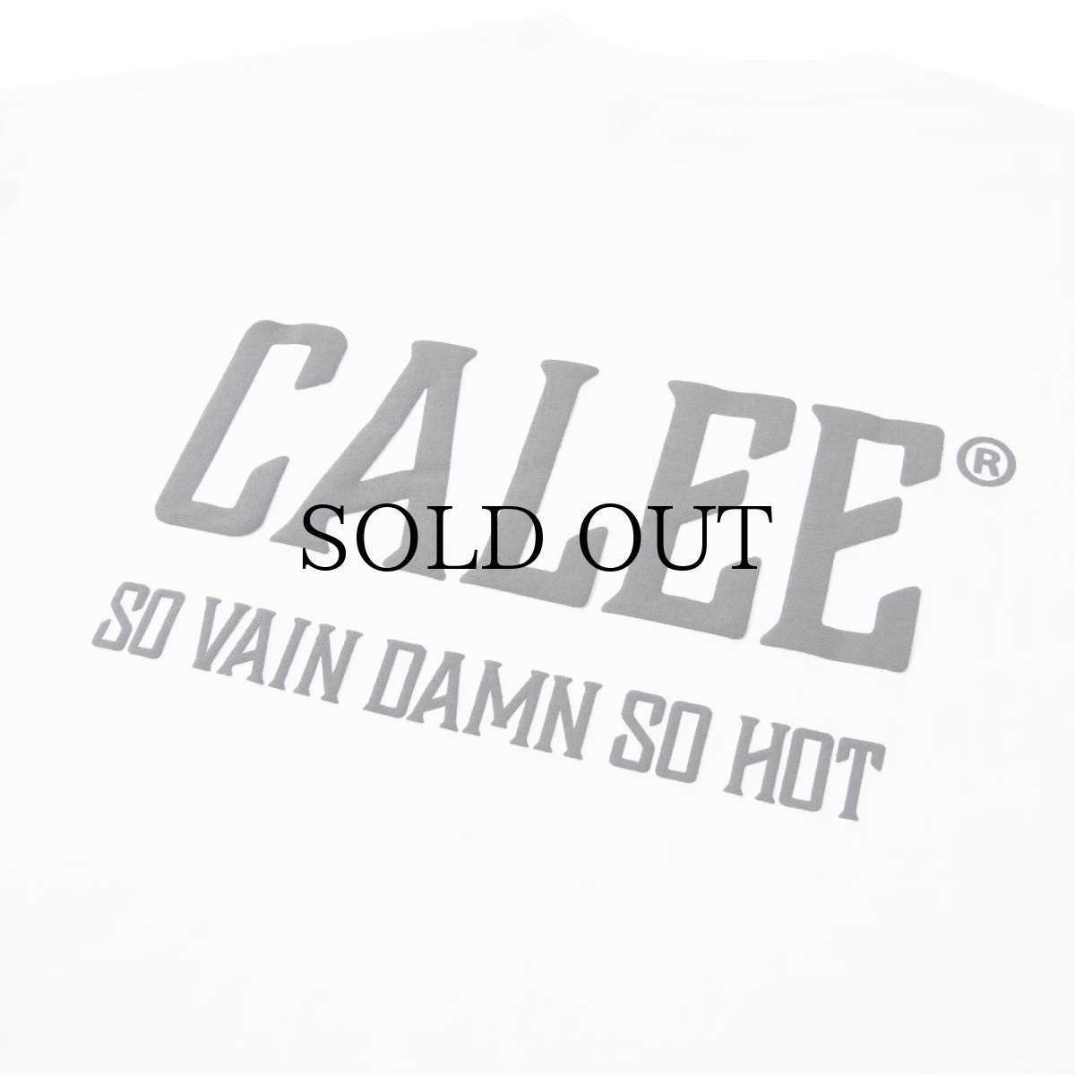 画像10: CALEE(キャリー) / × SHELTECH®︎ CALEE NATIONAL LOGO WIDE TEE (10)