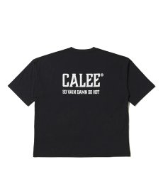 画像2: CALEE(キャリー) / × SHELTECH®︎ CALEE NATIONAL LOGO WIDE TEE (2)