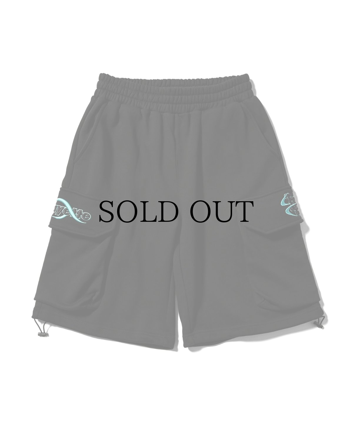 画像1: EL REIGN(エルレイン)  / LFYT × EL REIGN "STORM" WIDE SWEAT CARGO SHORTS (1)