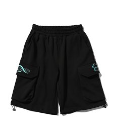 画像1: EL REIGN(エルレイン)  / LFYT × EL REIGN "STORM" WIDE SWEAT CARGO SHORTS (1)