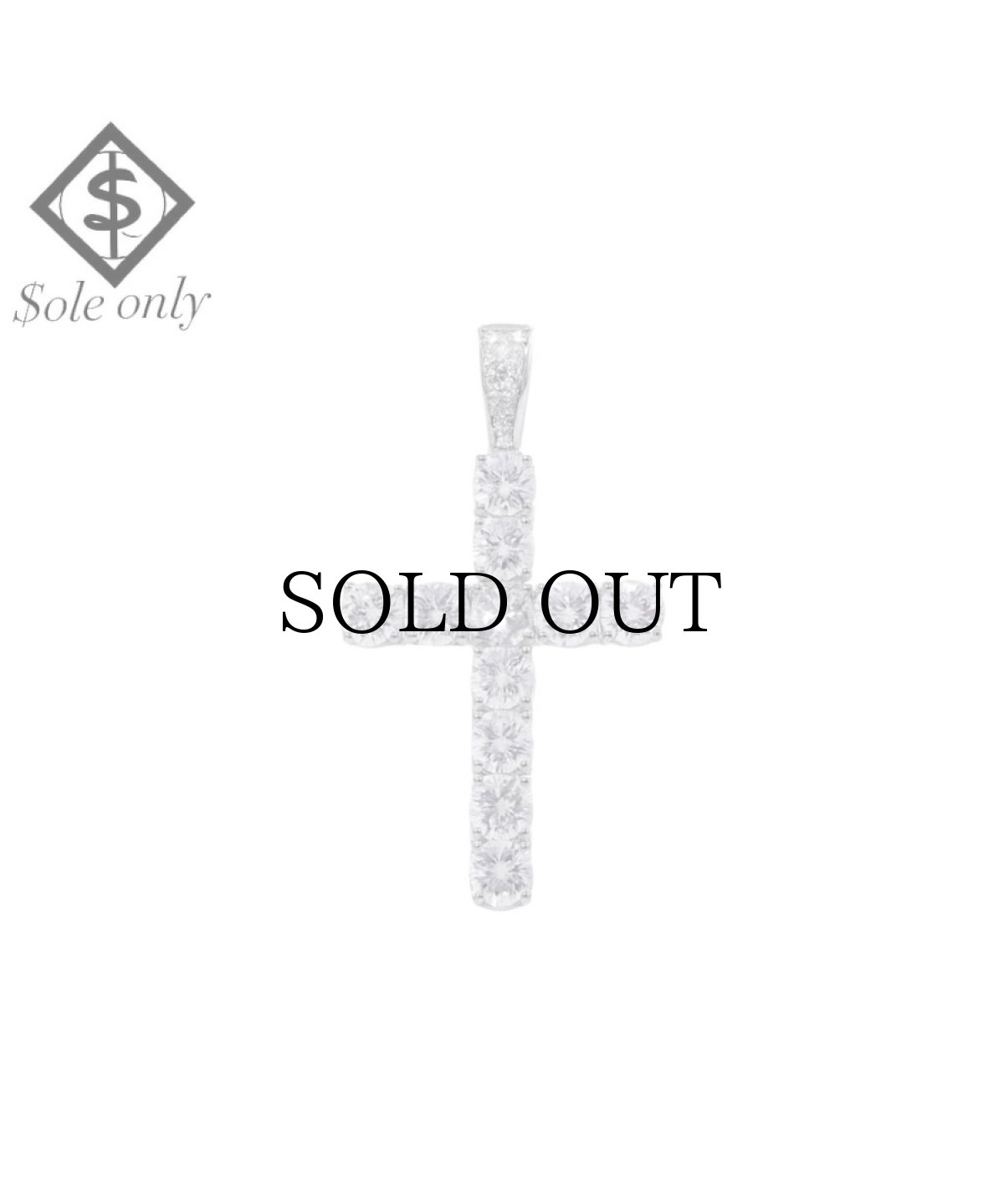 画像1: $ole only(ソールオンリー) / Cross pendant (1)