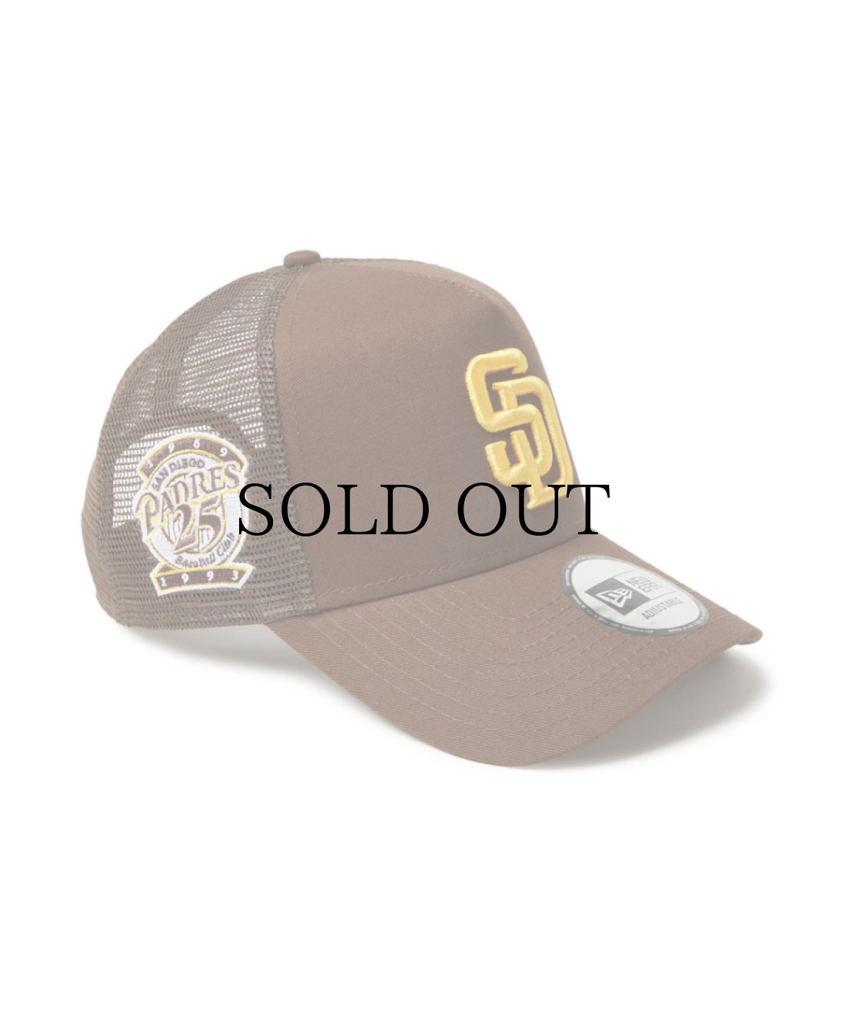 画像1: NEW ERA / 9FORTY A-Frame トラッカー MLB Side Patch サンディエゴ・パドレス (1)