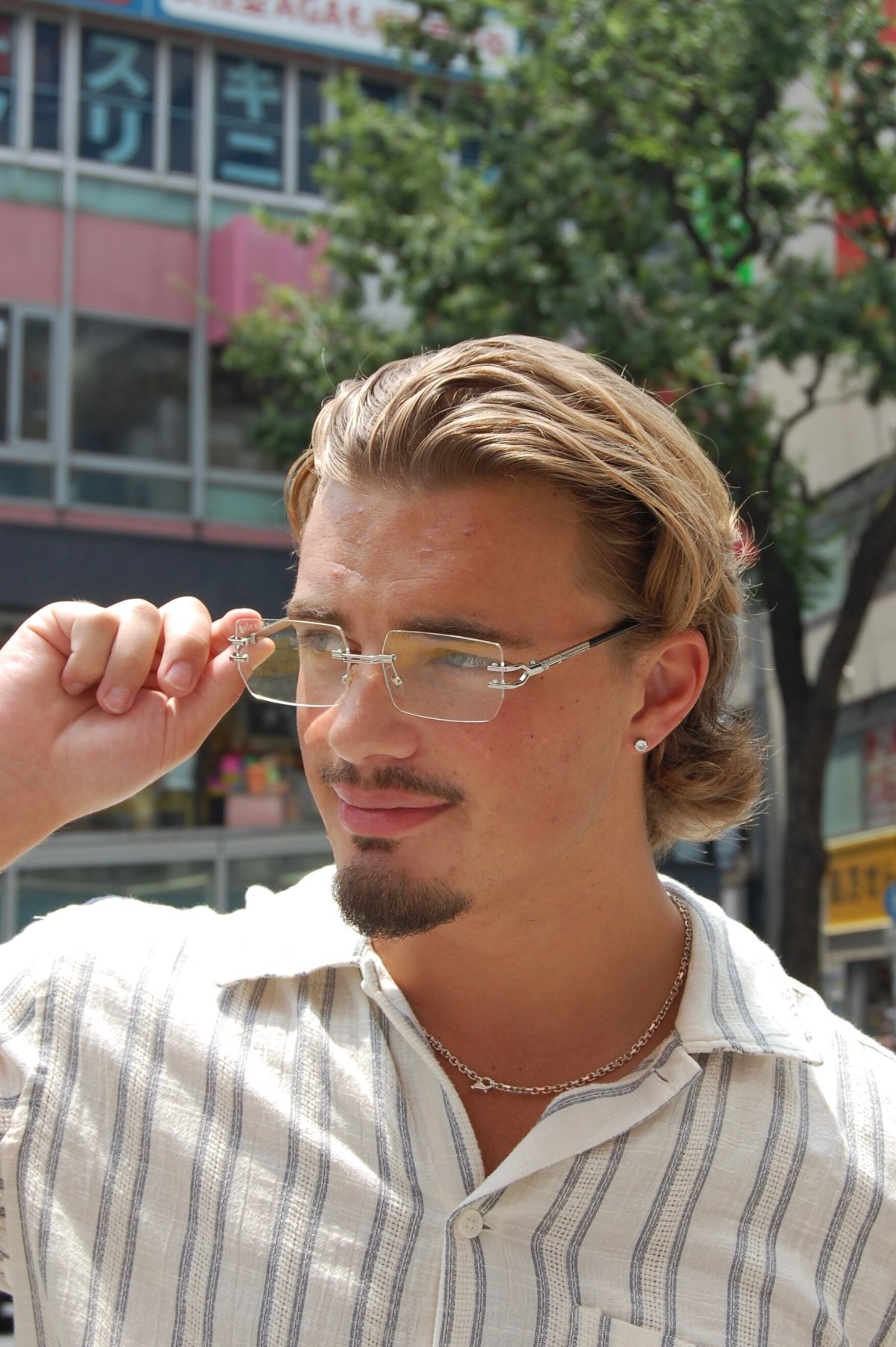 画像9: $ole only(ソールオンリー)  / Rimless Sunglasses Clear (9)