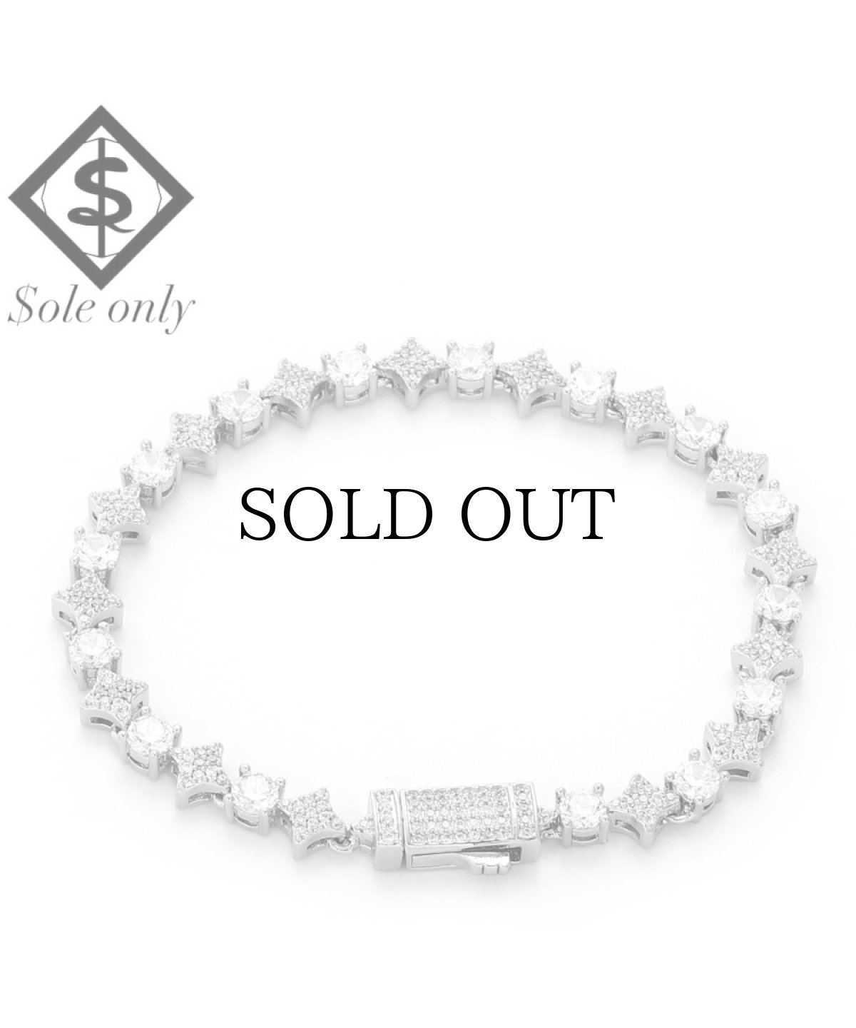 画像1: $ole only(ソールオンリー) / Starlink Tennis bracelet (1)
