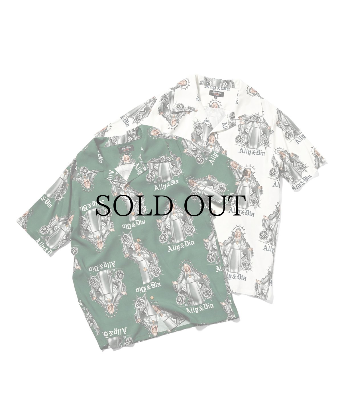 画像1: ALLY&DIA / METAL MARIA ALLOVER S/S SHIRTS (1)