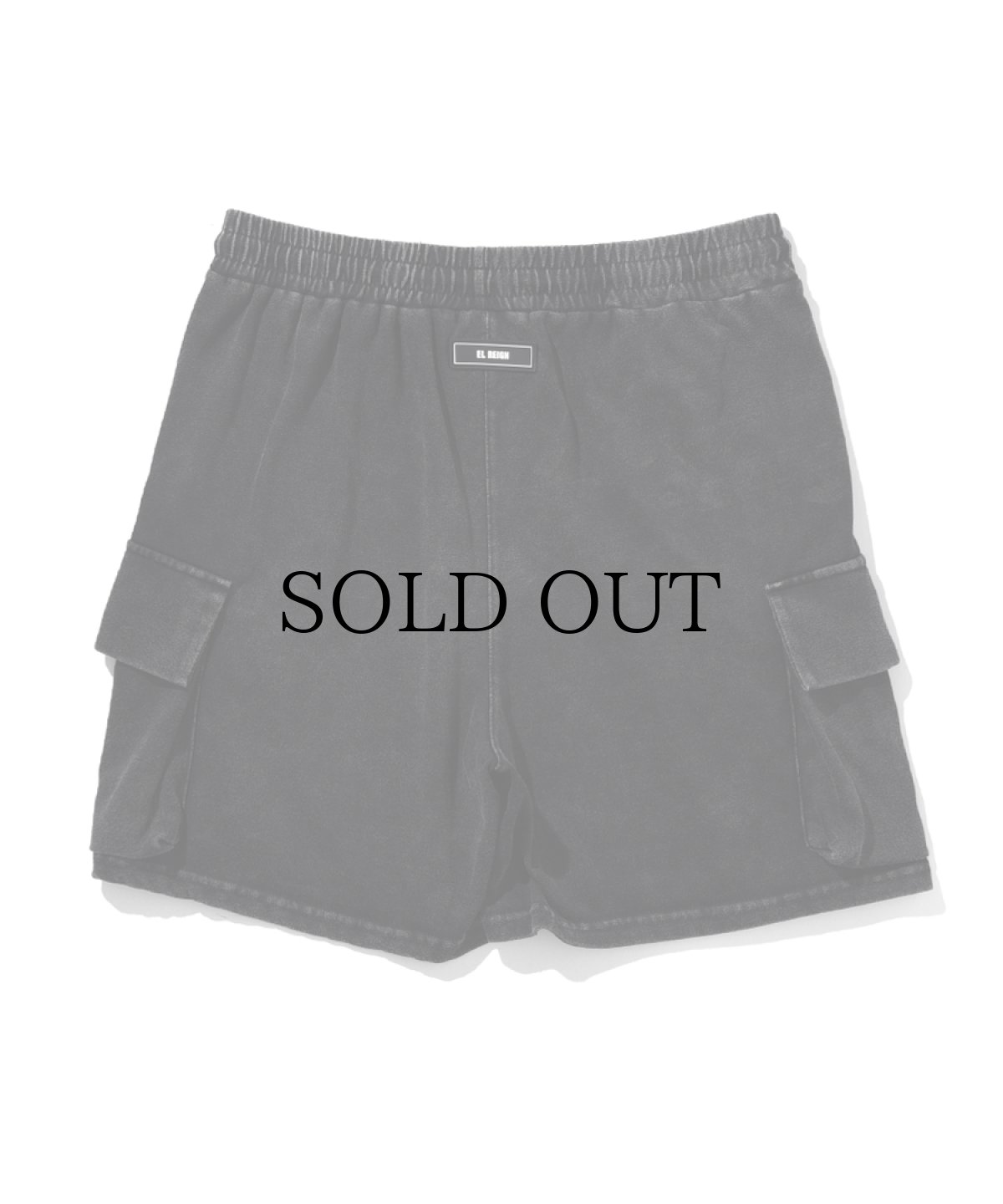 画像3: EL REIGN(エルレイン)  / "FEAR" BLACK WASH SHORTS (3)