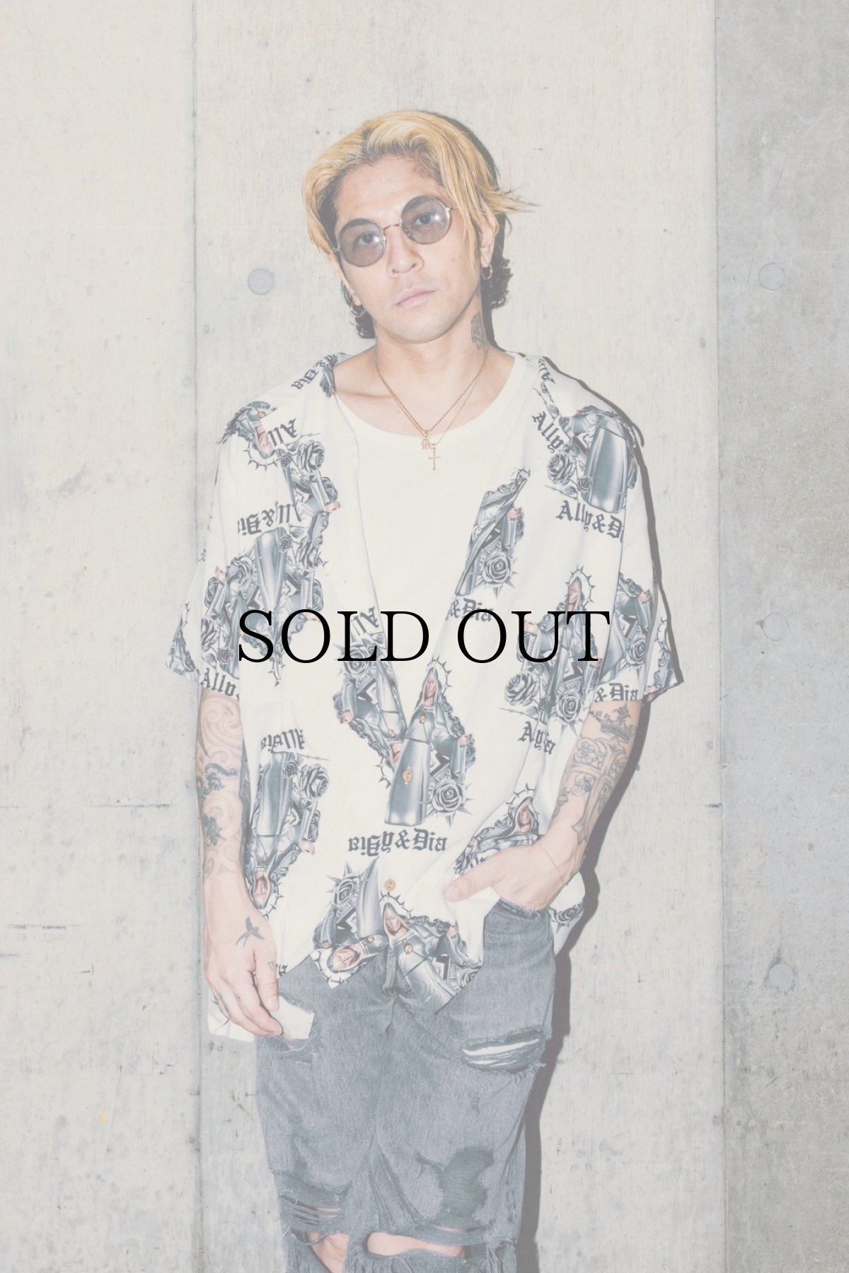 画像13: ALLY&DIA / METAL MARIA ALLOVER S/S SHIRTS (13)