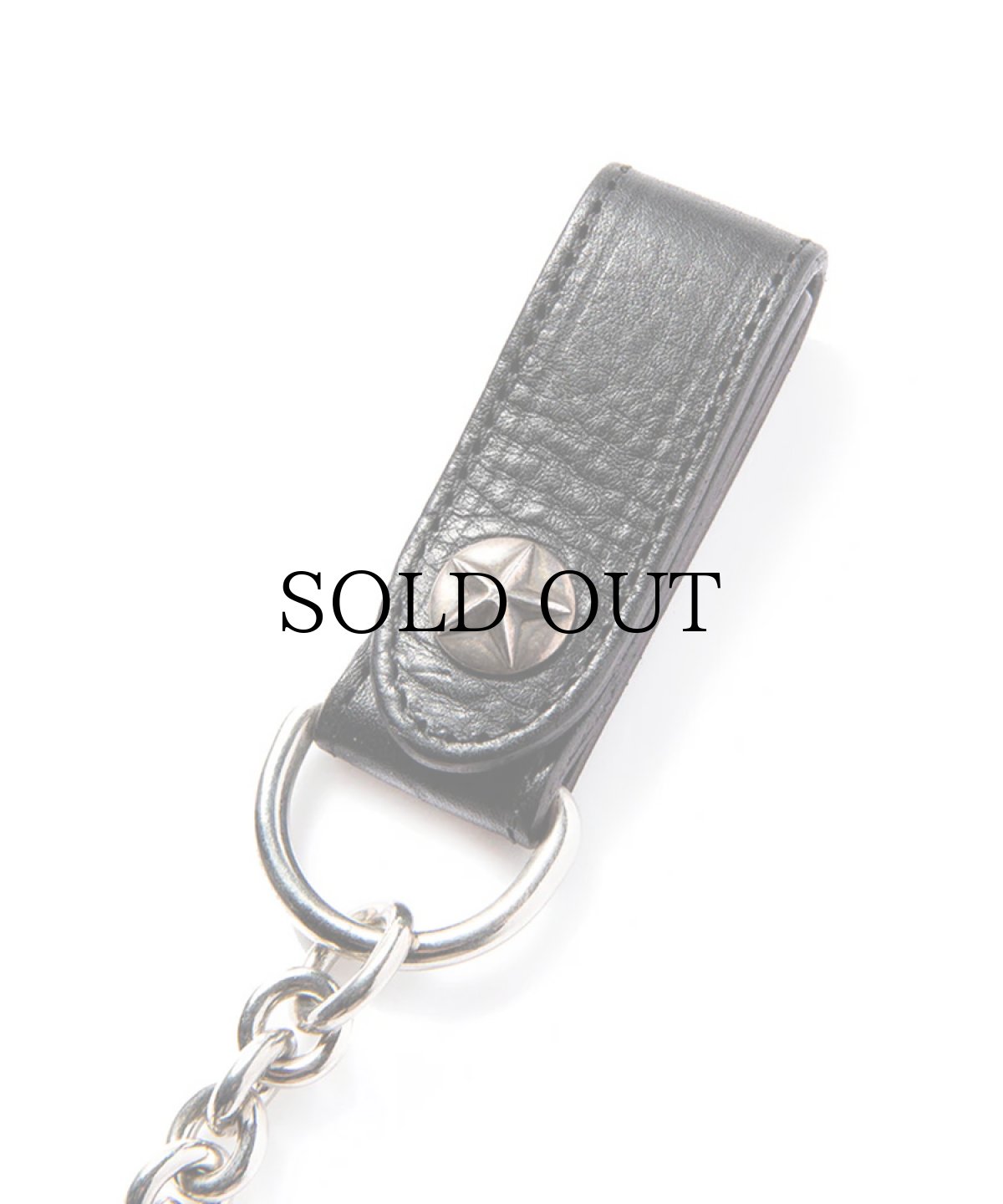 画像3: CALEE(キャリー) / SILVER STAR CONCHO LEATHER WALLET CHAIN (3)