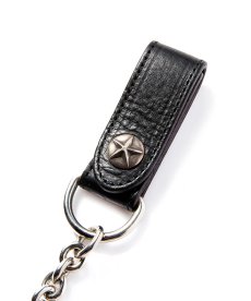 画像3: CALEE(キャリー) / SILVER STAR CONCHO LEATHER WALLET CHAIN (3)