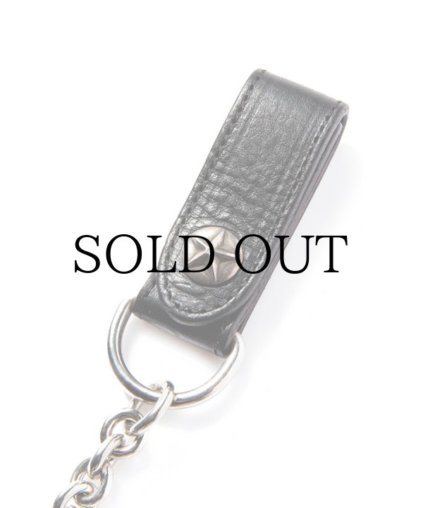 CALEE(キャリー) ウォレットチェーン SILVER STAR CONCHO LEATHER