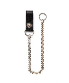 画像1: CALEE(キャリー) / SILVER STAR CONCHO LEATHER WALLET CHAIN (1)