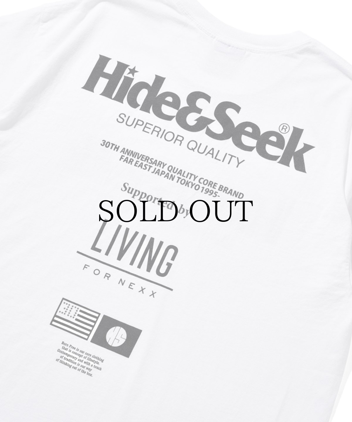 画像6: 【Limited】HIDEANDSEEK(ハイドアンドシーク) / HideandSeek × "H&S DEALER" 30th S/S Tee(Type-B) (6)