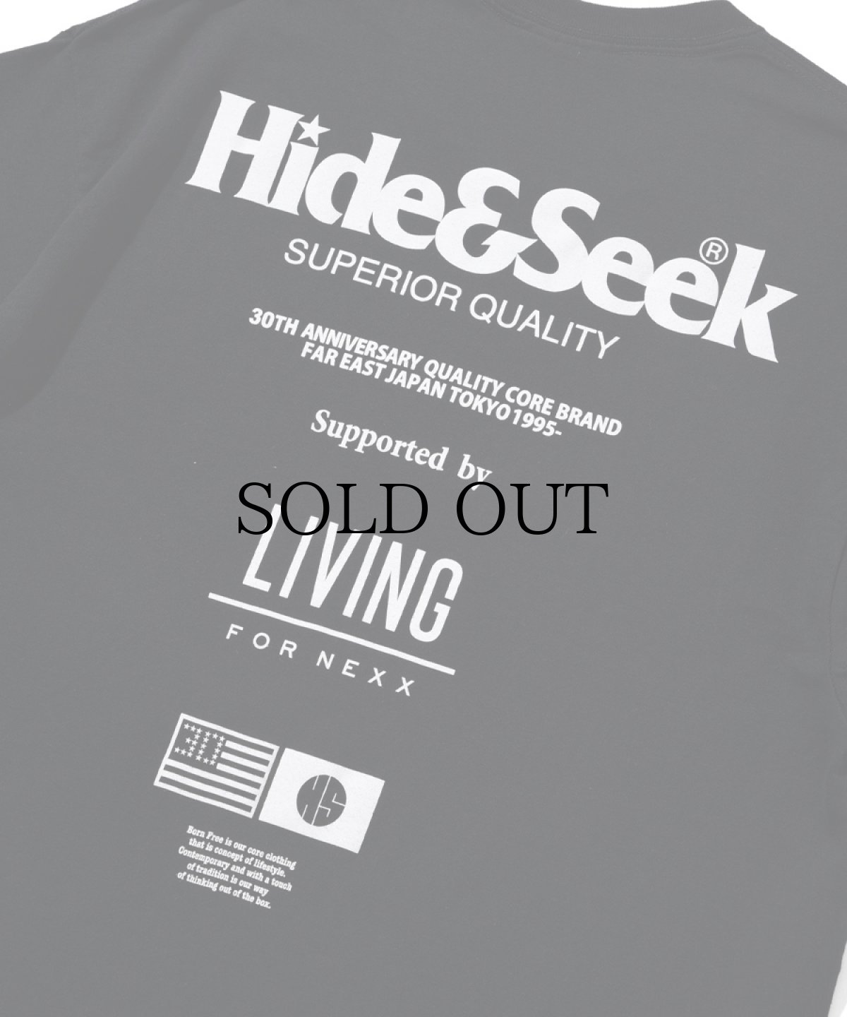 画像7: 【Limited】HIDEANDSEEK(ハイドアンドシーク) / HideandSeek × "H&S DEALER" 30th S/S Tee(Type-B) (7)