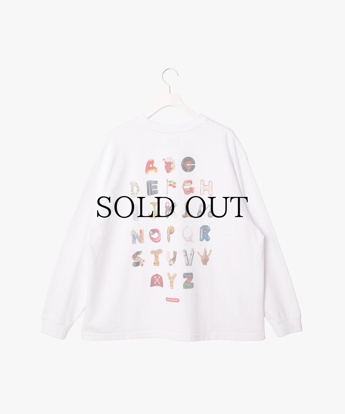 画像2: APPLEBUM(アップルバム) / “Alphabet” L/S T-shirt (2)