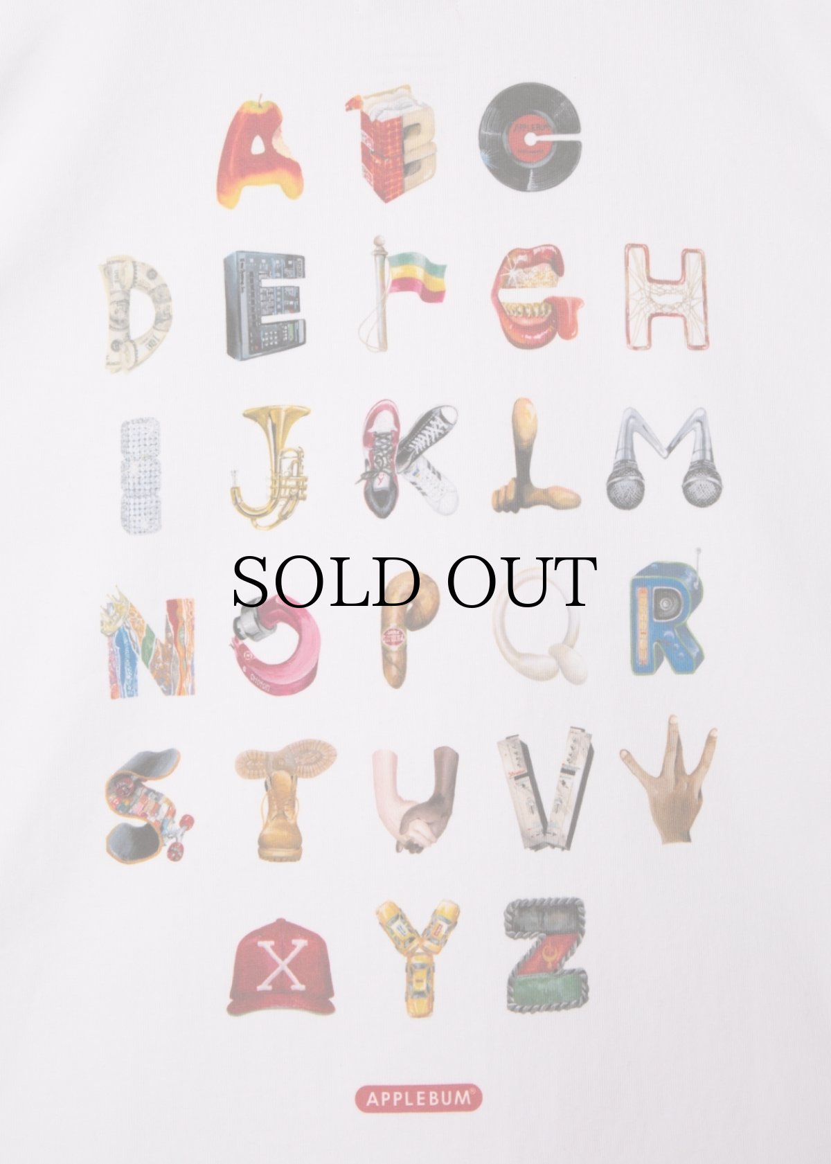 画像4: APPLEBUM(アップルバム) / “Alphabet” L/S T-shirt (4)