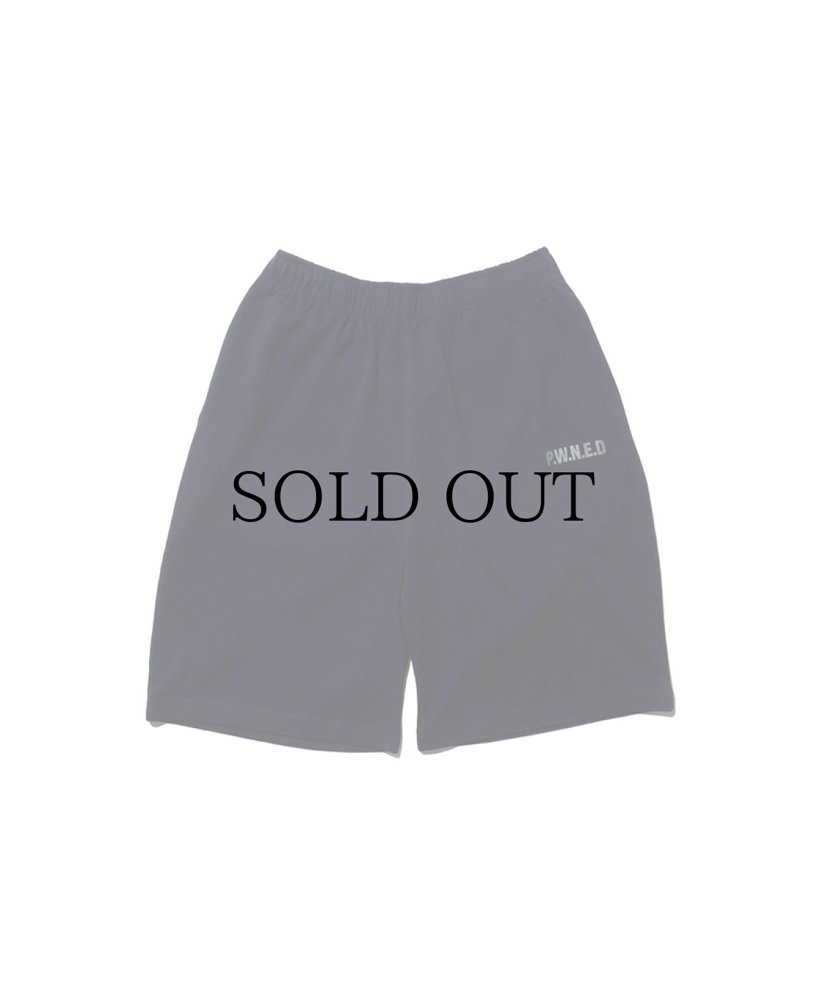 画像3: PWNED(パウンド) / REFLECTOR LOGO LIGHT WEIGHT PILE SWEATPANT SHORTS (3)