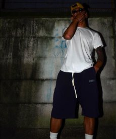 画像10: PWNED(パウンド) / REFLECTOR LOGO LIGHT WEIGHT PILE SWEATPANT SHORTS (10)