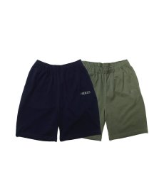 画像1: PWNED(パウンド) / REFLECTOR LOGO LIGHT WEIGHT PILE SWEATPANT SHORTS (1)