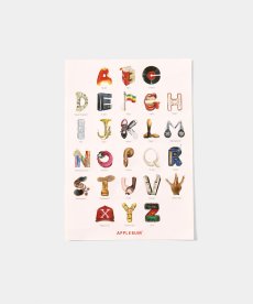 画像1: APPLEBUM(アップルバム) / “Alphabet” A4 Sticker (1)