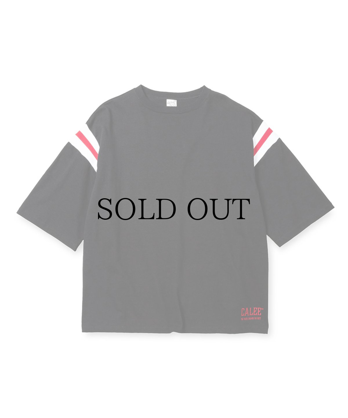 画像2: CALEE(キャリー) / VINTAGE TYPE RIB FOOT BALL TEE (2)