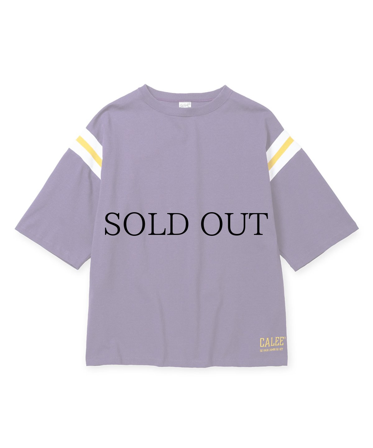 画像3: CALEE(キャリー) / VINTAGE TYPE RIB FOOT BALL TEE (3)