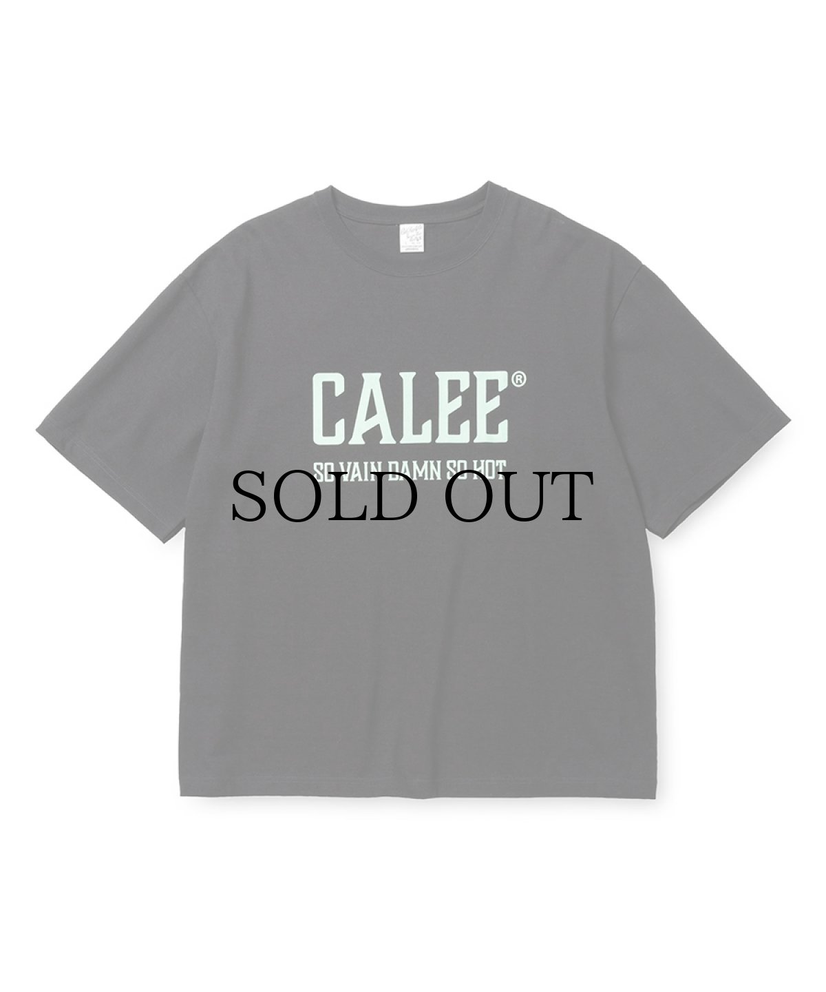 画像2: CALEE(キャリー) / VINTAGE TYPE CALEE NATIONAL LOGO S/S TEE (2)