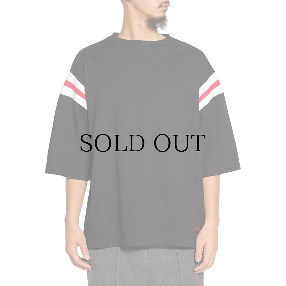 画像7: CALEE(キャリー) / VINTAGE TYPE RIB FOOT BALL TEE (7)