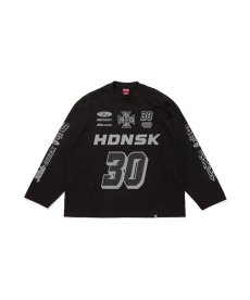 画像1: HIDEANDSEEK(ハイドアンドシーク) / Racing L/S Tee(Loose Fit) (1)