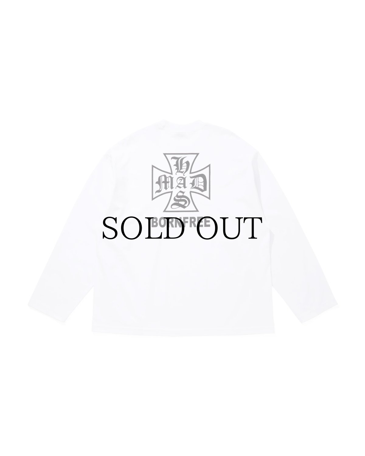 画像1: HIDEANDSEEK(ハイドアンドシーク) / MAD L/S Tee(Loose Fit) (1)