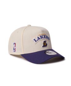 画像1: NEW ERA / 9FORTY A-Frame NBA Rhinestone ラインストーン ロサンゼルス・レイカーズ (1)