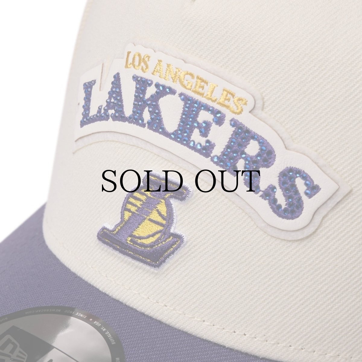 画像6: NEW ERA / 9FORTY A-Frame NBA Rhinestone ラインストーン ロサンゼルス・レイカーズ (6)