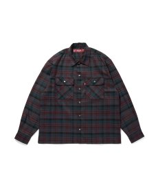 画像1: HIDEANDSEEK(ハイドアンドシーク) / Check L/S Shirt (25aw-1) (1)