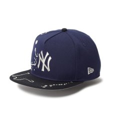 画像3: NEW ERA / 5-Panel Square Visor Dripping ニューヨーク・ヤンキース (3)
