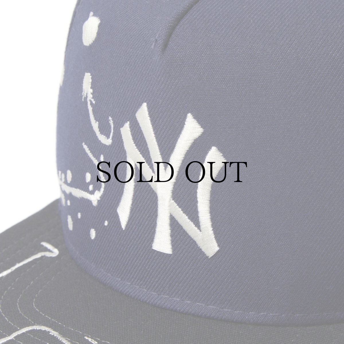 画像6: NEW ERA / 5-Panel Square Visor Dripping ニューヨーク・ヤンキース (6)