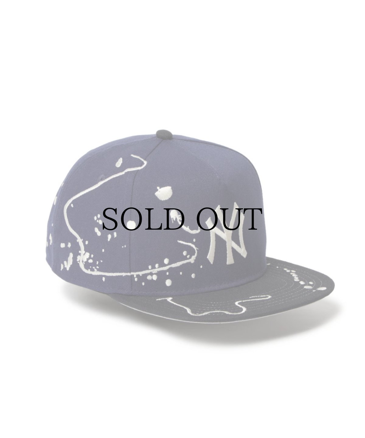 画像1: NEW ERA / 5-Panel Square Visor Dripping ニューヨーク・ヤンキース (1)