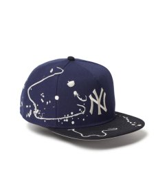 画像1: NEW ERA / 5-Panel Square Visor Dripping ニューヨーク・ヤンキース (1)