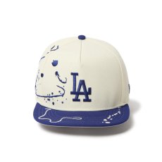 画像2: NEW ERA / 5-Panel Square Visor Dripping ロサンゼルス・ドジャース (2)