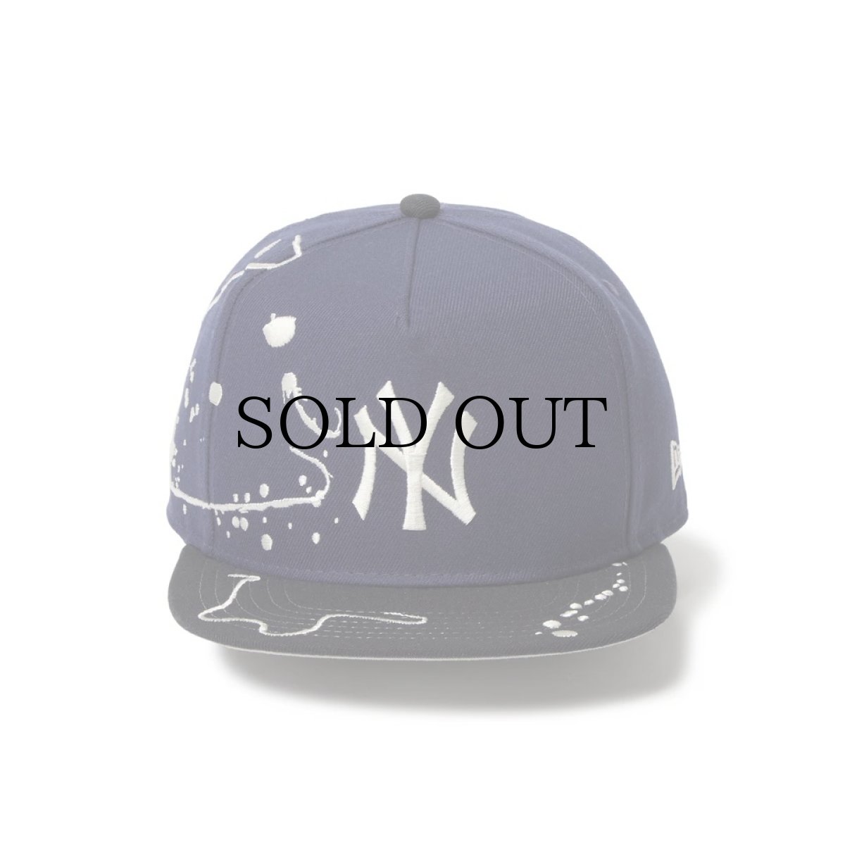 画像2: NEW ERA / 5-Panel Square Visor Dripping ニューヨーク・ヤンキース (2)
