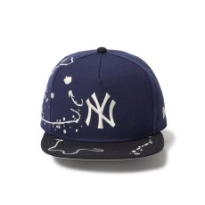 画像2: NEW ERA / 5-Panel Square Visor Dripping ニューヨーク・ヤンキース (2)