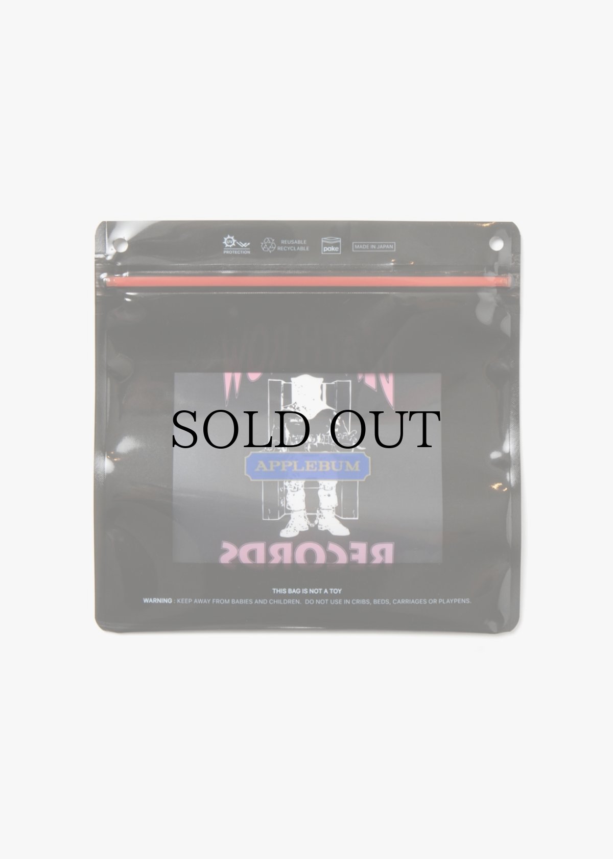 画像2: APPLEBUM(アップルバム) / “DEATH ROW RECORDS” ZIP BAG (PAKE) (2)