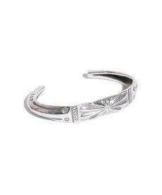 画像1: LARRY SMITH(ラリースミス) / BUTTERFLY TAPERED END BRACELET (ARROW, REPOUSSE) (1)