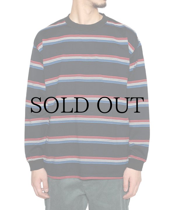 CALEE(キャリー) ロングスリーブTシャツ HARLEY BORDER L/S CS CL